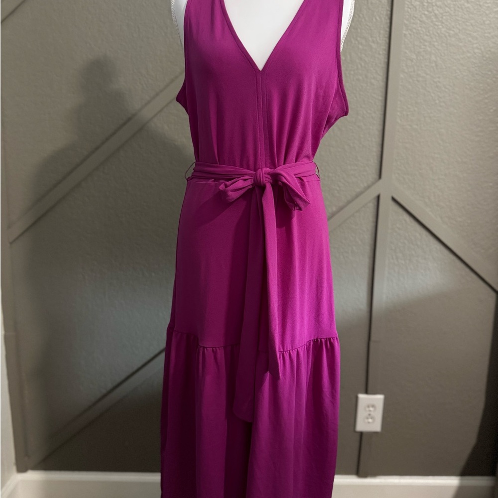 Banana Republic Vivid Purple Maxi Dress